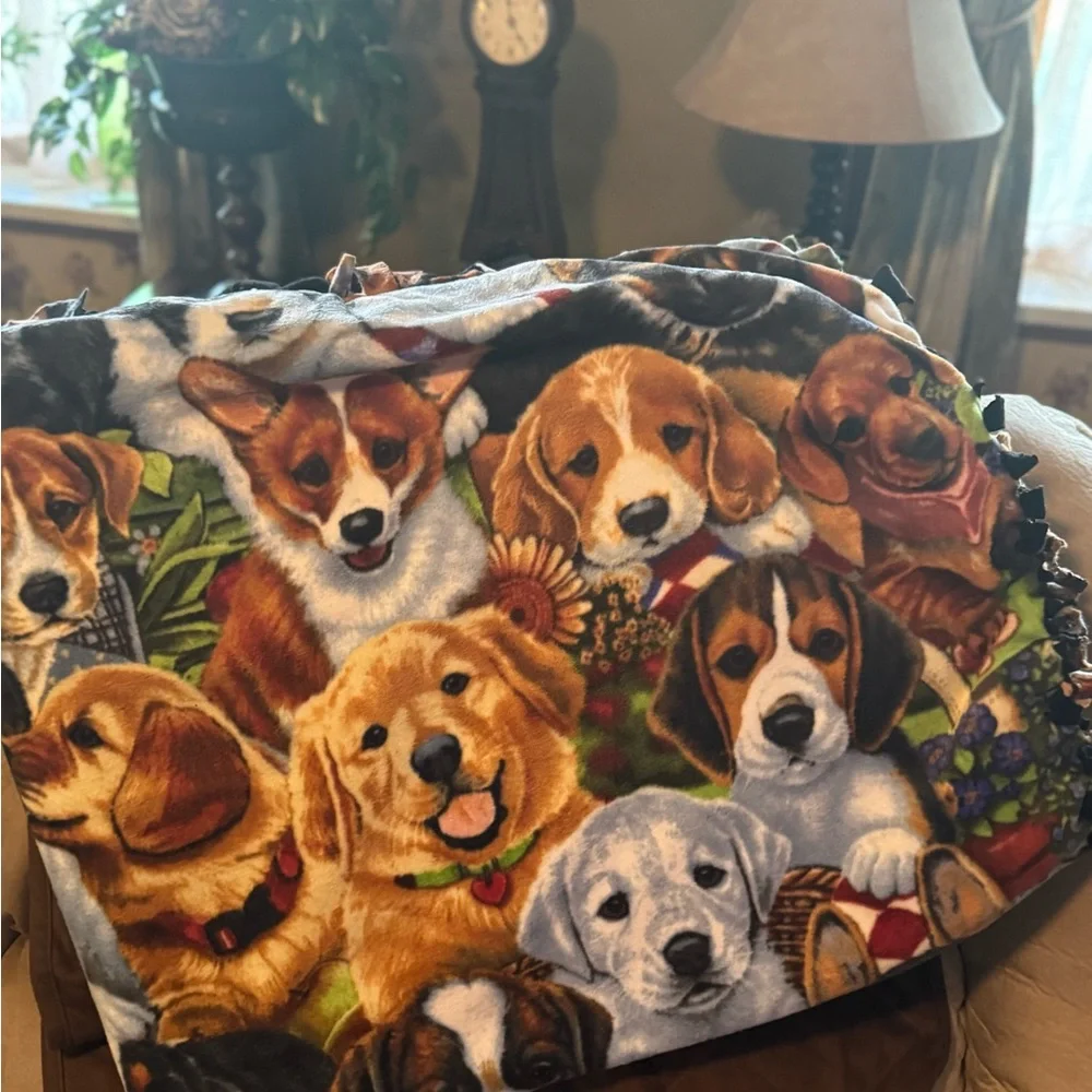 💥HOST PICK💥 NWOT Cozy Dog Print Blanket
